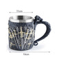 Western Sword Mug Personalized Beer Cup Stainless Steel Whiskey Cup