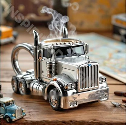 Semi Truck Coffee Mugs Handmade Home Semi Truck Coffee Cup Mugs