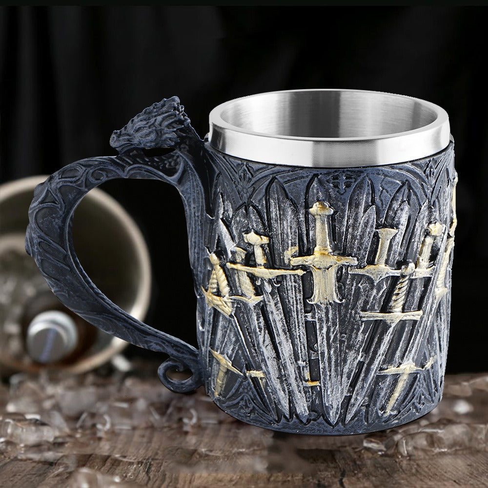 Song of Ice and Fire Mug Personalized Beer Cup Stainless Steel Cup