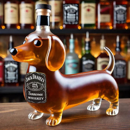 10Oz Funny Middle Finger Duck/Turtle/Dog Whisky Glass Decanter – Bar/Office/Home Decor.