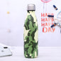 Stainless Steel Thermos Vacuum Flask Bottle 500ml Coffee Milk Cup Lovers Gradient Color Outdoor Travel Sport Hot Water Bottles