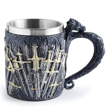 Song of Ice and Fire Mug Personalized Beer Cup Stainless Steel Cup