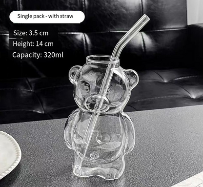 Bear cup coffee cup cartoon glass cup