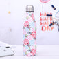 Stainless Steel Thermos Vacuum Flask Bottle 500ml Coffee Milk Cup Lovers Gradient Color Outdoor Travel Sport Hot Water Bottles