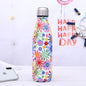 Stainless Steel Thermos Vacuum Flask Bottle 500ml Coffee Milk Cup Lovers Gradient Color Outdoor Travel Sport Hot Water Bottles