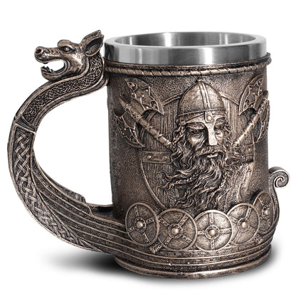 Pirate Beer Cup Large Water Cup Stainless Steel Cup Decoration