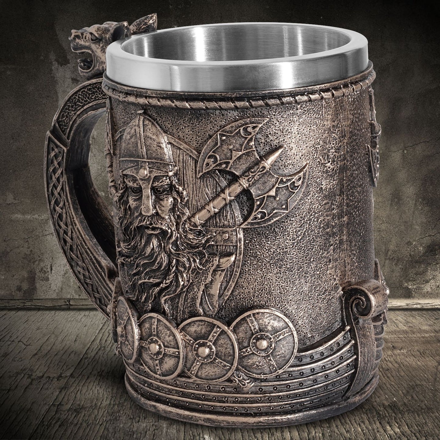 Pirate Beer Cup Large Water Cup Stainless Steel Cup Decoration