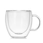 Transparent Drinkware Coffee Cups Tea Set Mugs Beer Drink Office Mug Double Glass Cup
