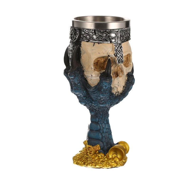 Blue Claw Tall Cup Resin Red Wine Cup Decoration