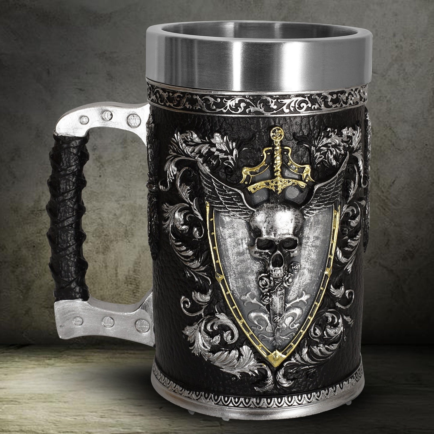 Pirate Beer Cup Large Water Cup Stainless Steel Cup