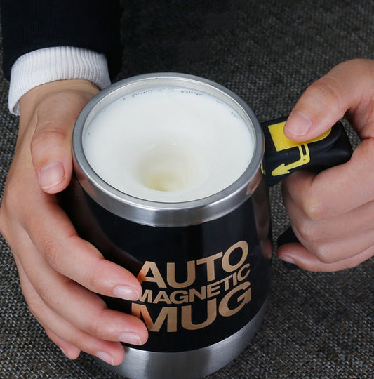 Fully Automatic Stirring Cup USB Charging Lazy Water Cup Portable Magnetized Cup Electric Magnetic Rotating Coffee Cup