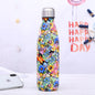 Stainless Steel Thermos Vacuum Flask Bottle 500ml Coffee Milk Cup Lovers Gradient Color Outdoor Travel Sport Hot Water Bottles