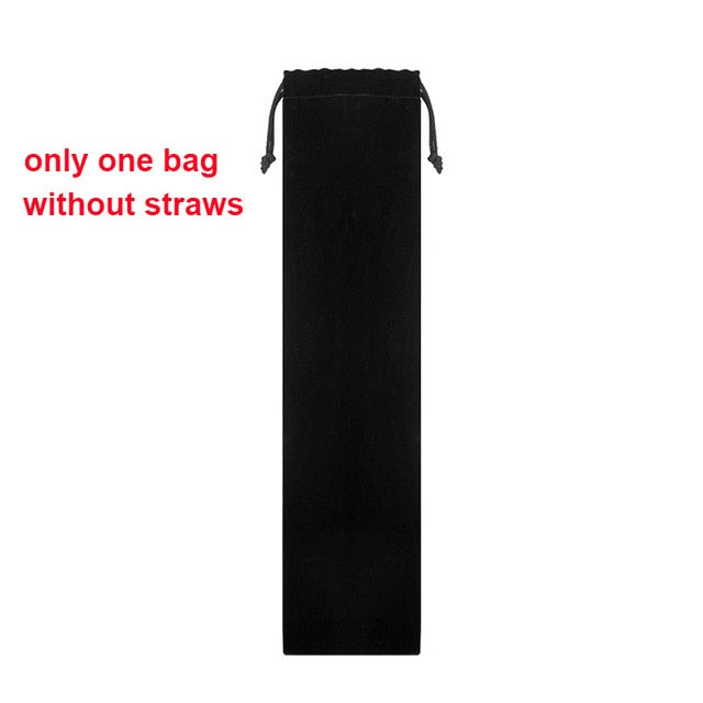 4/8Pcs Reusable Drinking Straw High Quality 304 Stainless Steel Metal Straw with Cleaner Brush For Mugs 20/30oz