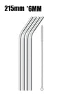 4/8Pcs Reusable Drinking Straw High Quality 304 Stainless Steel Metal Straw with Cleaner Brush For Mugs 20/30oz