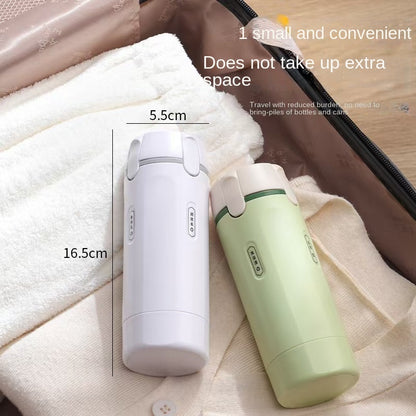 Four-in-One Travel Bottles Portable Toiletry Cosmetics Shampoo and Shower Gel Refill Bottles Travel Storage Bottle