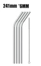 4/8Pcs Reusable Drinking Straw High Quality 304 Stainless Steel Metal Straw with Cleaner Brush For Mugs 20/30oz