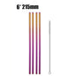 4/8Pcs Reusable Drinking Straw High Quality 304 Stainless Steel Metal Straw with Cleaner Brush For Mugs 20/30oz