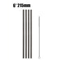 4/8Pcs Reusable Drinking Straw High Quality 304 Stainless Steel Metal Straw with Cleaner Brush For Mugs 20/30oz
