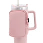 Water Bottle Pouch for For Stanley Cup 40oz/20oz/30oz Water Bottle  Neoprene Tumbler Bag for Cards Keys Wallet Earphone