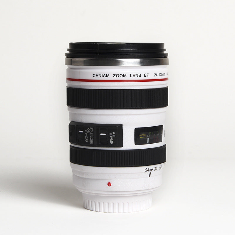 Creative Camera Lens Cup Water Cup Stainless Steel Coffee Cup