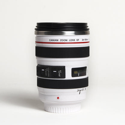 Creative Camera Lens Cup Water Cup Stainless Steel Coffee Cup