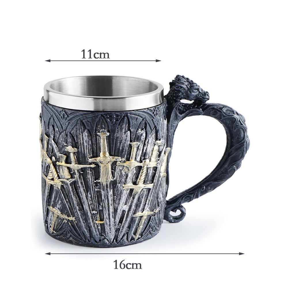 Song of Ice and Fire Mug Personalized Beer Cup Stainless Steel Cup