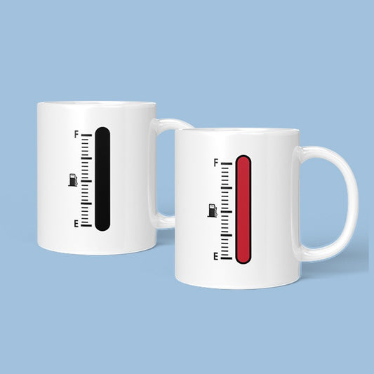 temperature sensitive color changing ceramic cups with patterned milk coffee ceramic color changing mugs