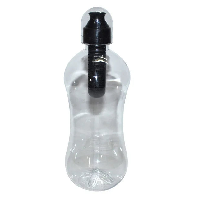 550ML Water Bobble Hydration Filter Bottle Outdoor Portable Filtered Drinking Bottles with Built-In Carbon Filter Carbon
