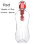 550ML Water Bobble Hydration Filter Bottle Outdoor Portable Filtered Drinking Bottles with Built-In Carbon Filter Carbon